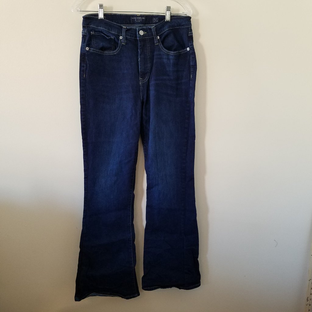 Lucky Brand High Rise Flare Stevie Blue Denim Jeans